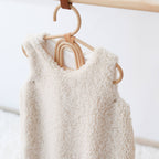Teddy Babyslaapzak 1.5 TOG – Handgemaakt | Taupe &amp; Crème