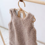 Teddy Babyslaapzak 1.5 TOG – Handgemaakt | Taupe &amp; Crème