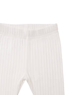 2-Delige Babyset Wit - Overslagvestje & Legging Maat 56 Liliput