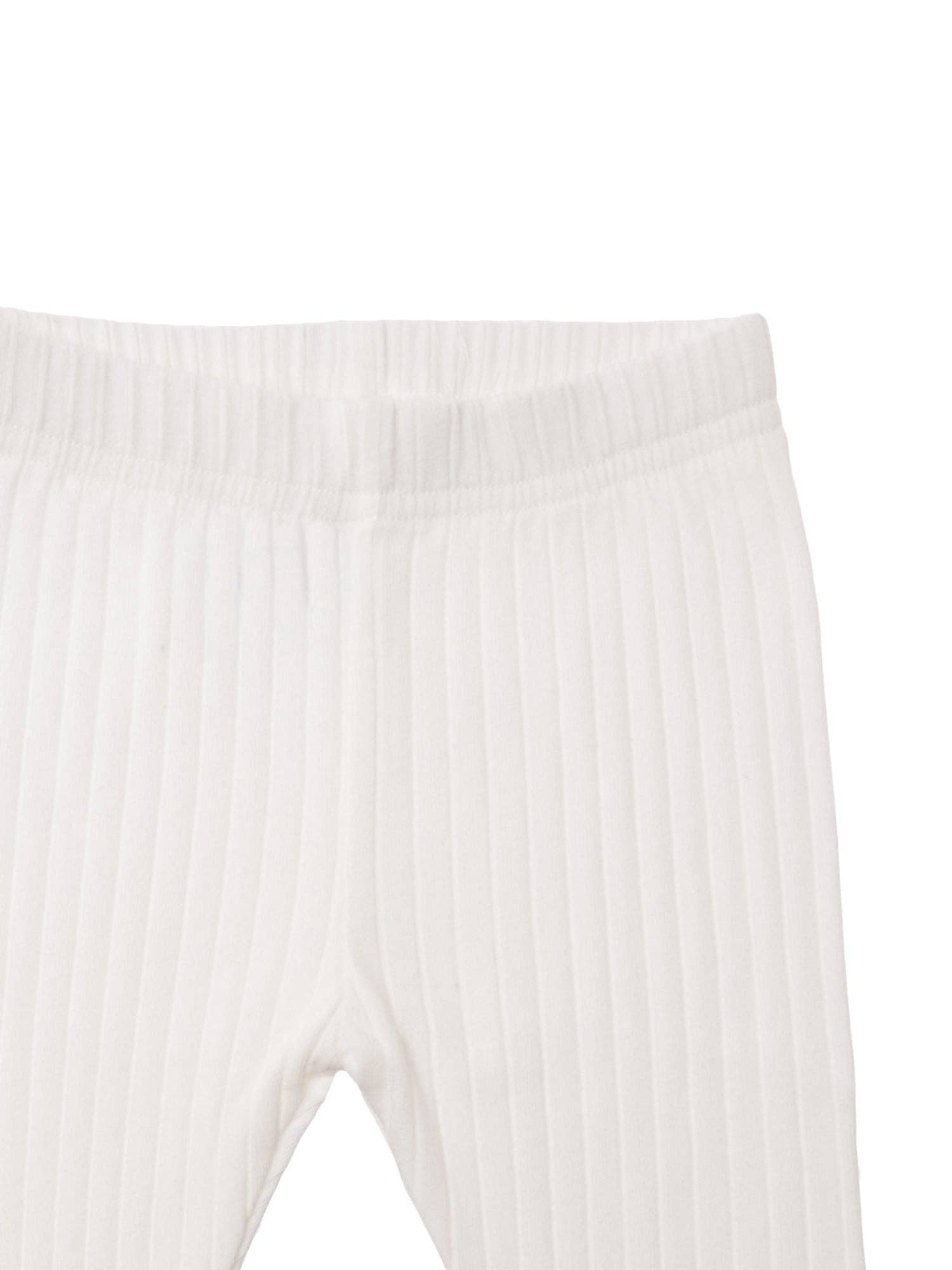 2-Delige Babyset Wit - Overslagvestje & Legging Maat 56 Liliput