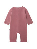 Ribgebreide Overall Rozenhout Maat 56 | 80% Katoen | By Maysa Liliput