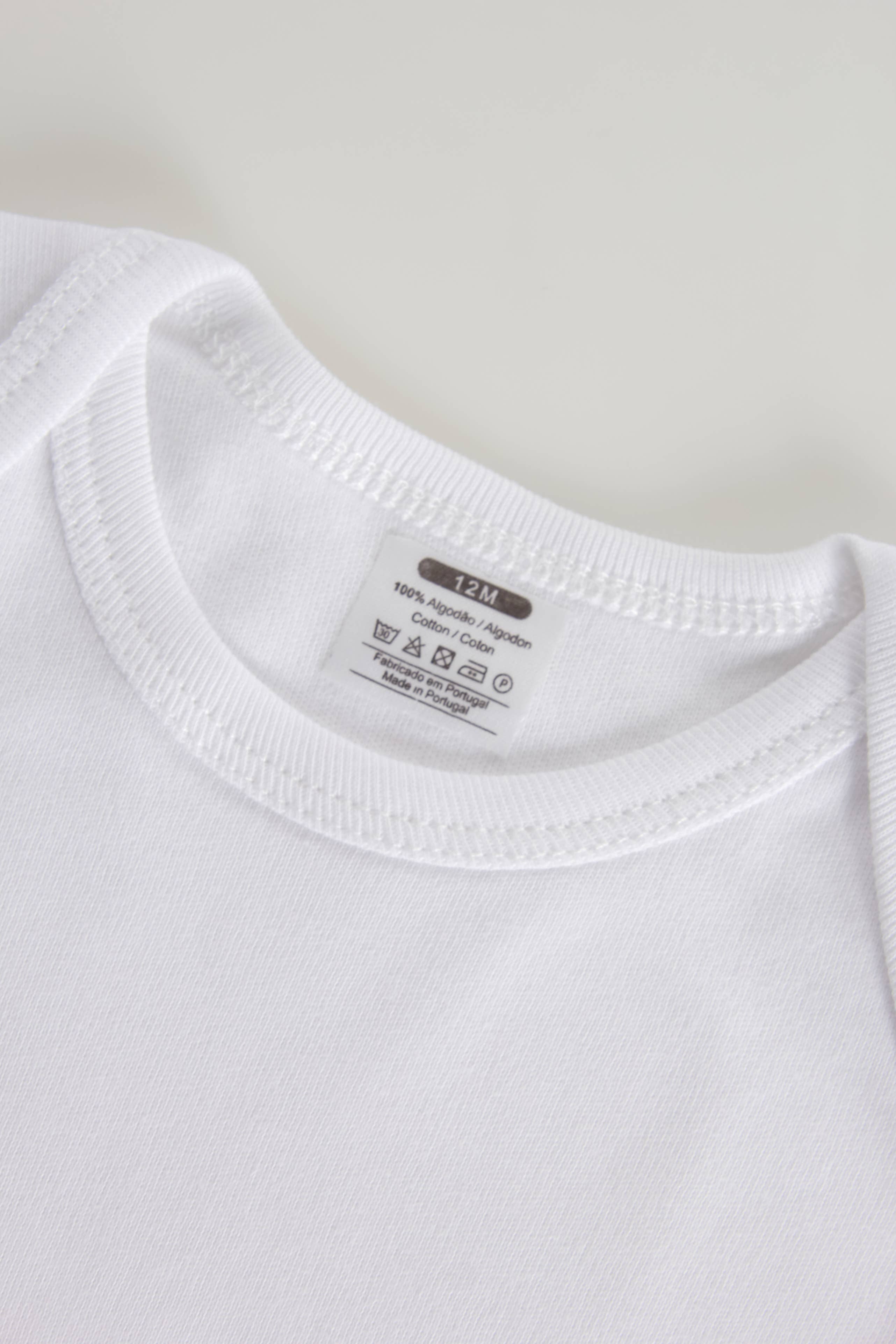 Katoenen Romper met Lange Mouwen - Ultiem Comfort voor je Baby Wit Amorim Gerações, LDA