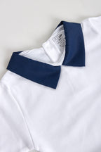 Baby Bodysuit V-hals Lange Mouwen Navy 6M - 100% Katoen OEKO-TEX - By Maysa Amorim Gerações, LDA