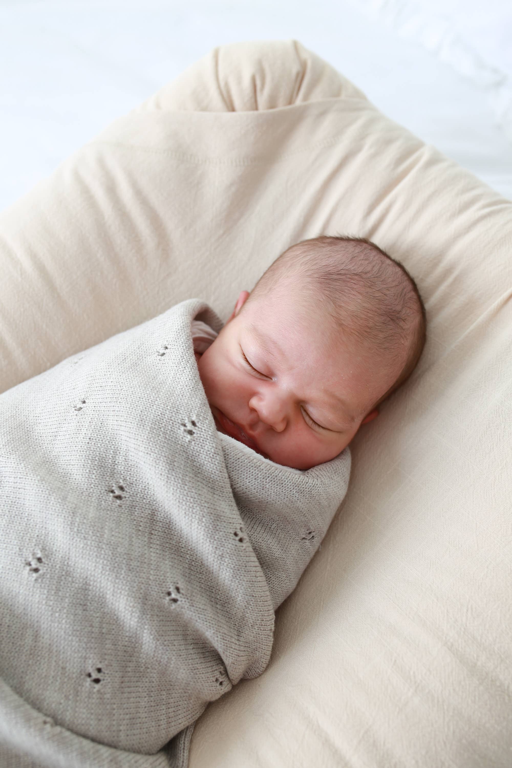 Babyly merinowollen babydeken - 75x100 cm - 4 kleuren: Stoffig roze