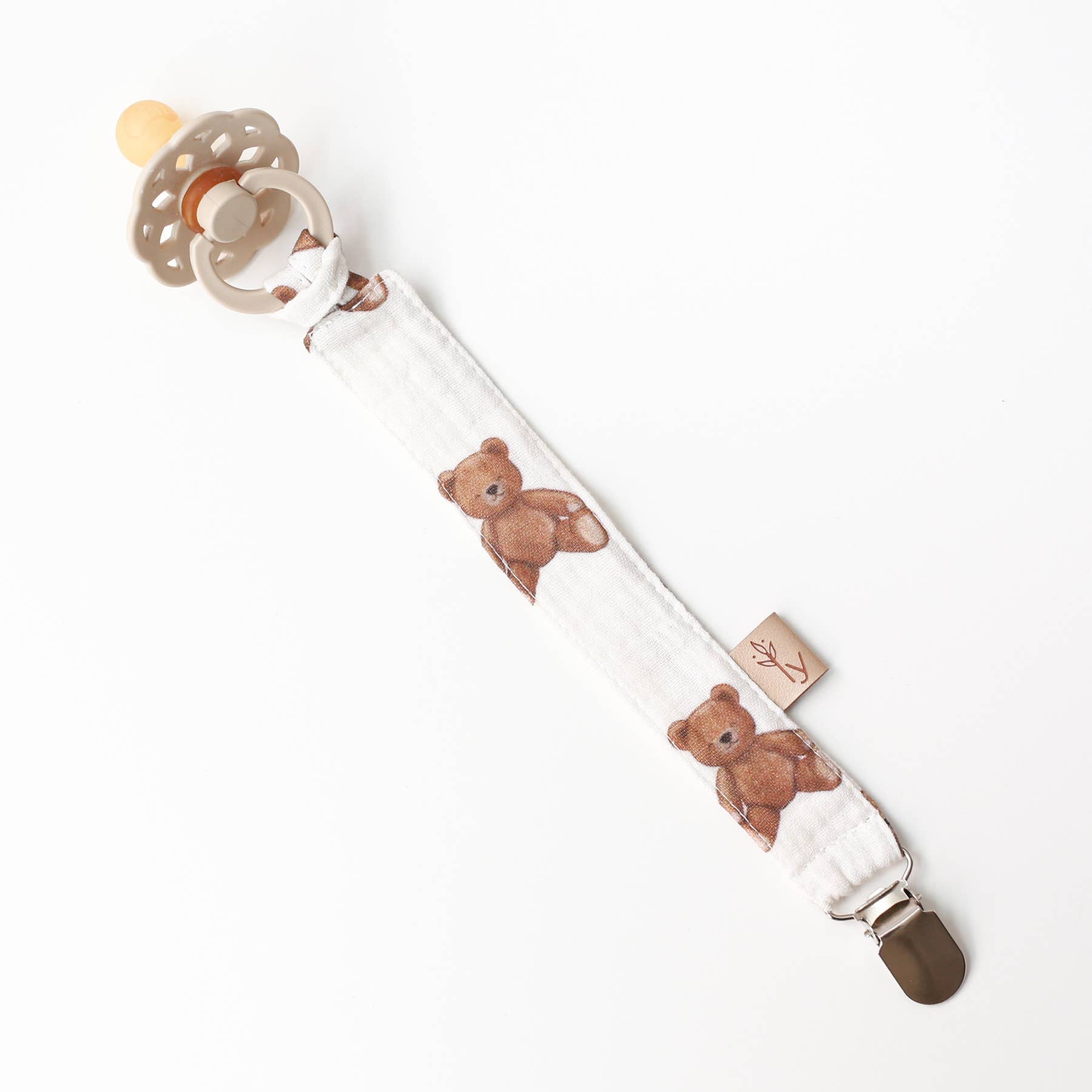 Pacifier clip - baby chain - Teddy bears