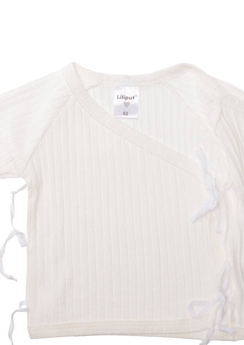 2-Delige Babyset Wit - Overslagvestje & Legging Maat 56 Liliput