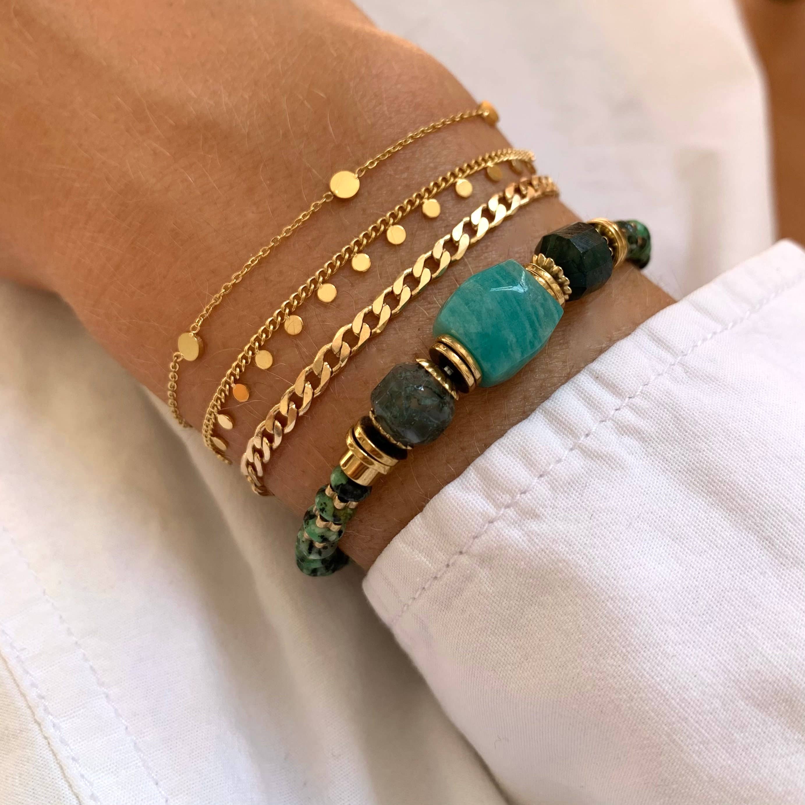 Armband Elora – Damesarmband met Ronde Fijne Ketting By Maysa