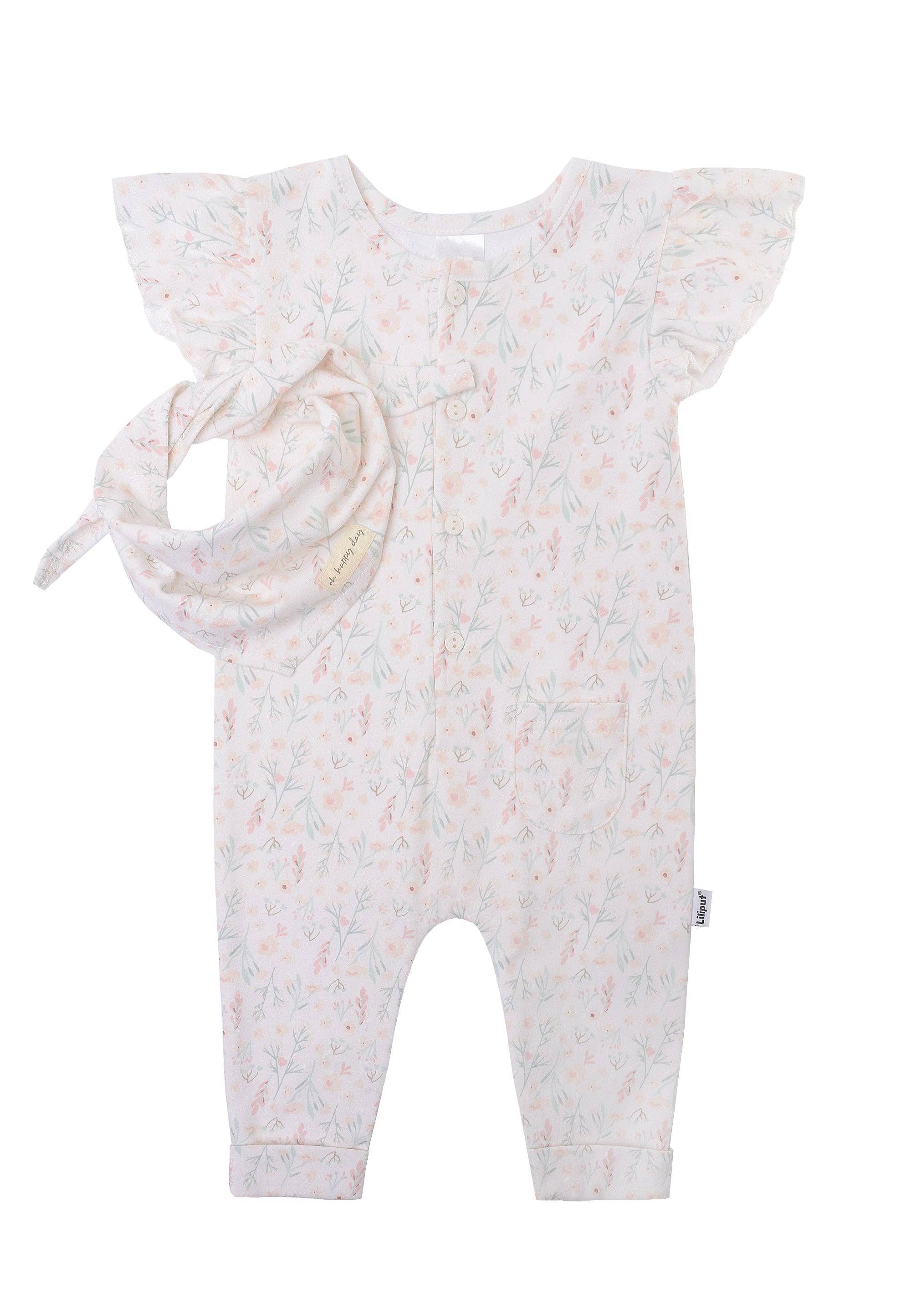 Jumpsuit met bijpassende sjaal in bloemenprint: 62 Liliput