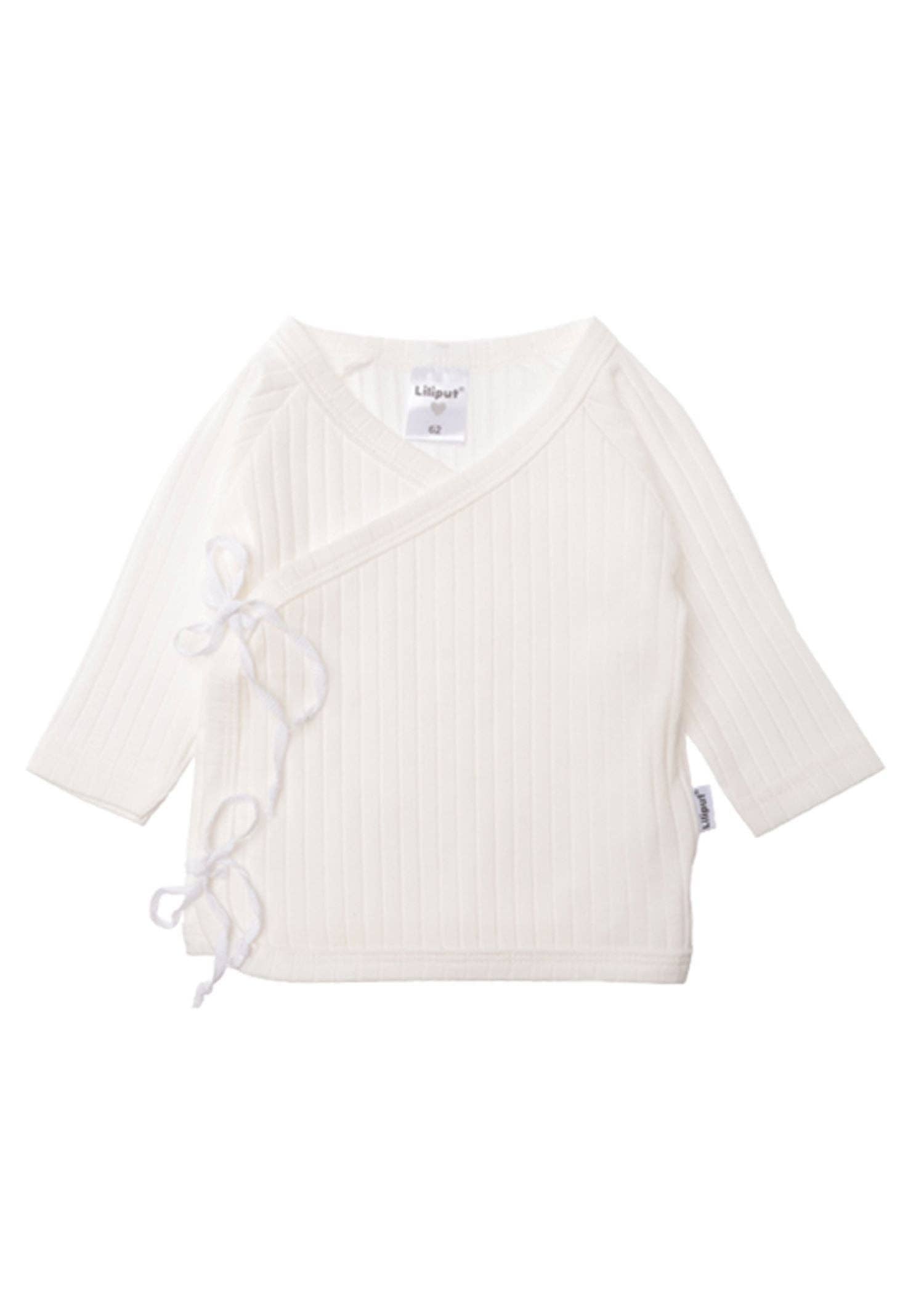 2-Delige Babyset Wit - Overslagvestje & Legging Maat 56 Liliput