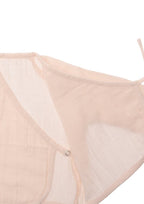 2-delige mousseline set in zachtroze: 62 Liliput