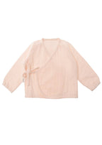 2-delige mousseline set in zachtroze: 62 Liliput