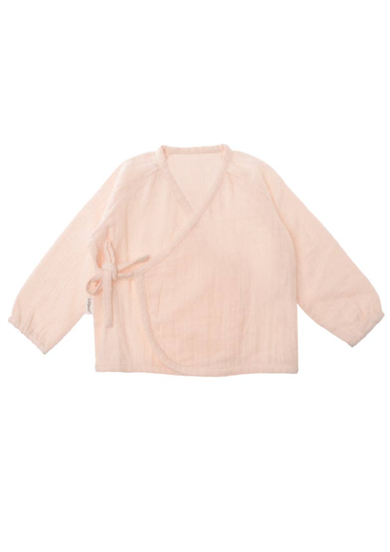 2-delige mousseline set in zachtroze: 62 Liliput