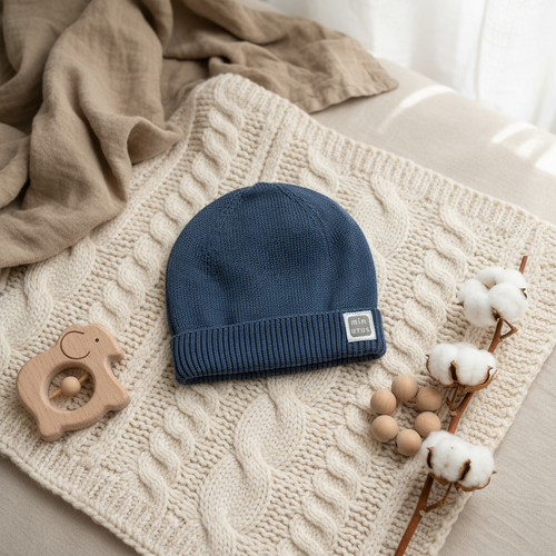 Babymutsje met nieuwe achtergrond