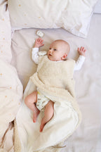 Teddy Babyslaapzak 1.5 TOG – Handgemaakt | Taupe &amp; Crème