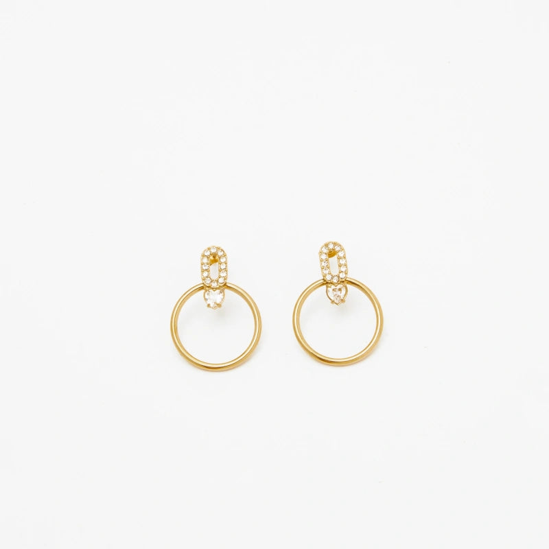 Evelyn Goudkleurige Oorbellen By Maysa