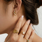 Elizabeth Oorbellen – Zilver & Goud By Maysa