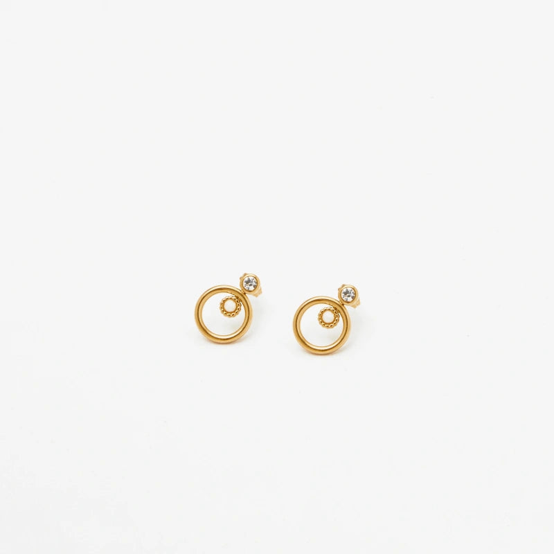 Elizabeth Oorbellen – Zilver & Goud By Maysa