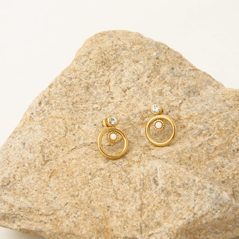 Elizabeth Oorbellen – Zilver & Goud By Maysa