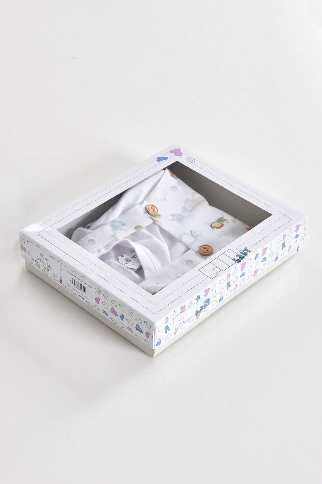 Schattige Bedrukte Romper met T-Shirt - Speelse Stijl voor je Baby roze Amorim Gerações, LDA