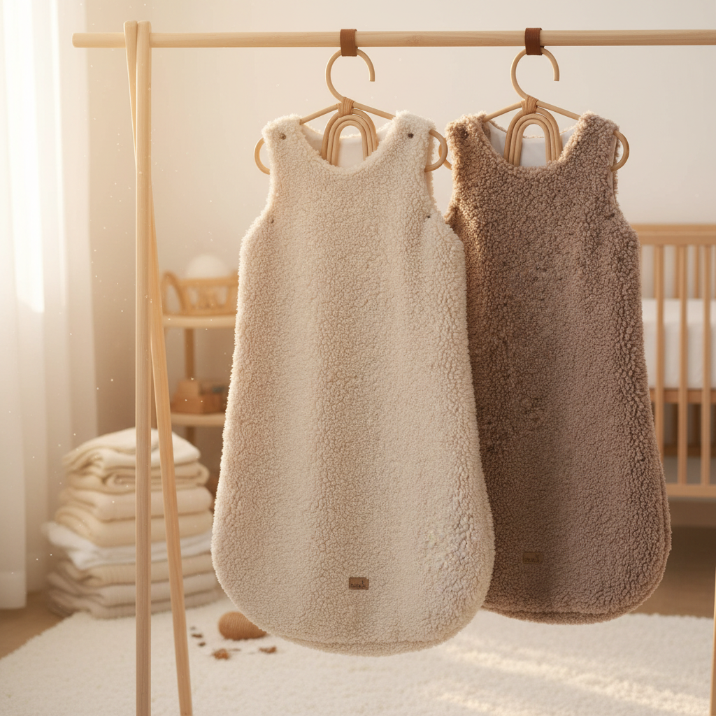 Teddy slaapzak sfeervolle setting